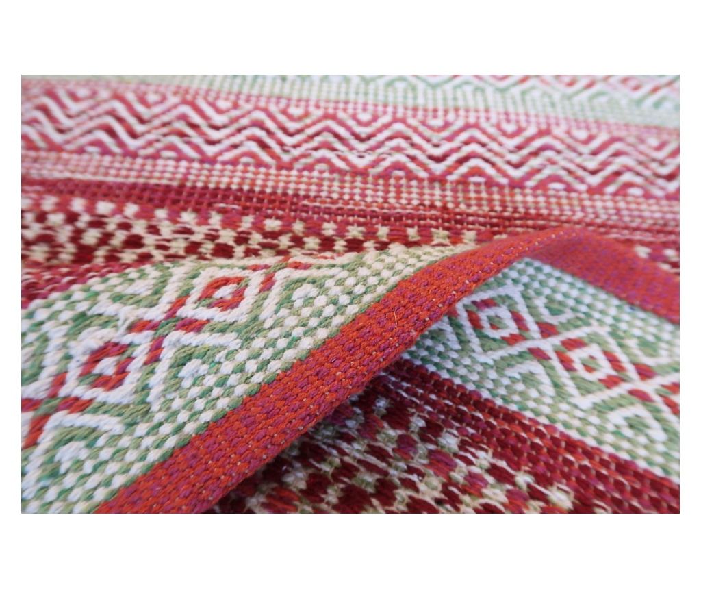 Covor Kelim Saffron 101 Roșu 120x170 - 6