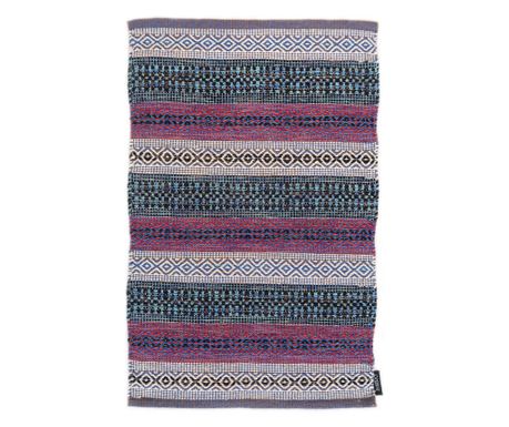 Kelim Saffron 113 Petrol/Lila 60x90