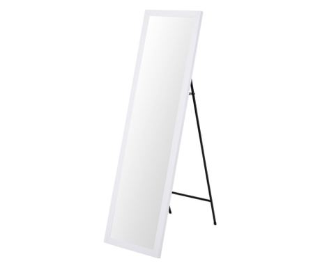 Podno ogledalo, pravokutnog oblika, bijele boje, 36x126 cm