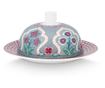 Porcelánzsír Virágfesztivál 17x8cm kék