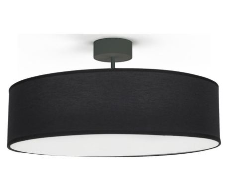 Lampa sufitowa Nowodvorski Abażurowy plafon minimalistyczny Violet 7961 okrągły czarny hol