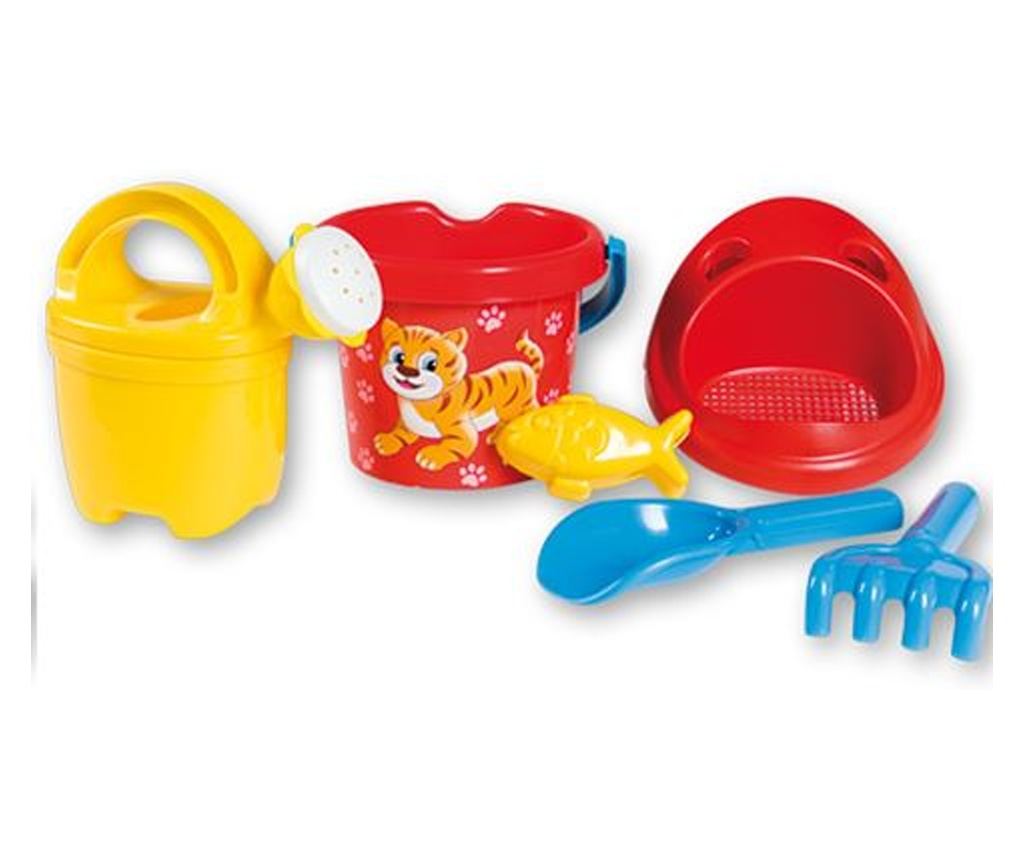 Androni Giocattoli Buby Beach kölyöktigris 6 részes homokozó szett (1251-0000) - 2