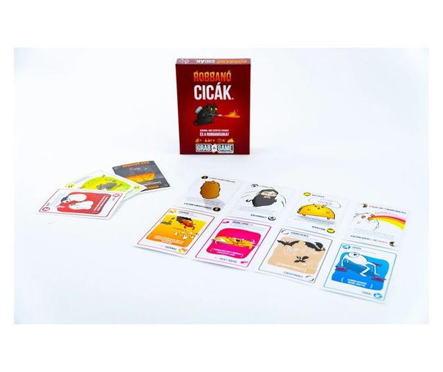 Robbanó cicák Grab&Game Edition Party kártyajáték