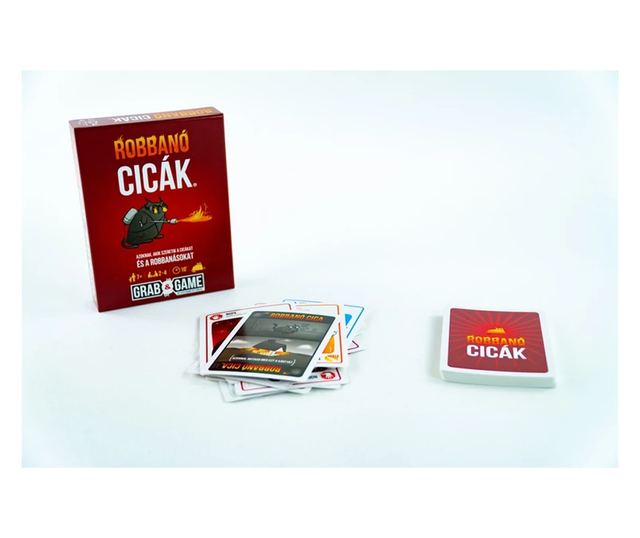 Robbanó cicák Grab&Game Edition Party kártyajáték