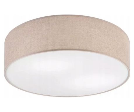 Lampa sufitowa Lamkur Lamkur Estelle 48383 plafon lampa sufitowa boho koło 2x60W E27 beżowy/biały
