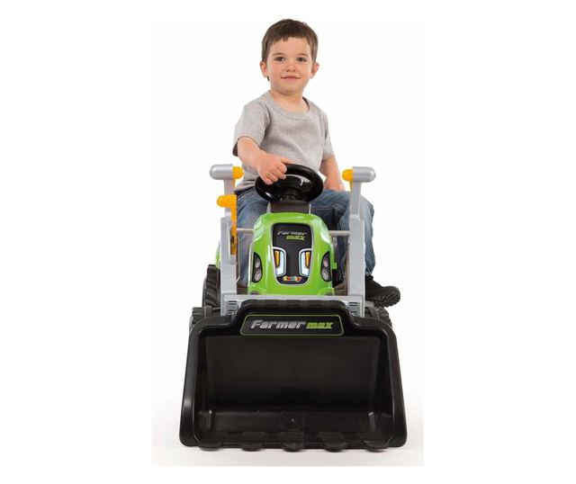 Smoby Toys Traktor Farmer XL Munkagép - Zöld
