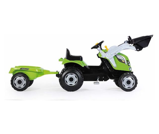Smoby Toys Traktor Farmer XL Munkagép - Zöld