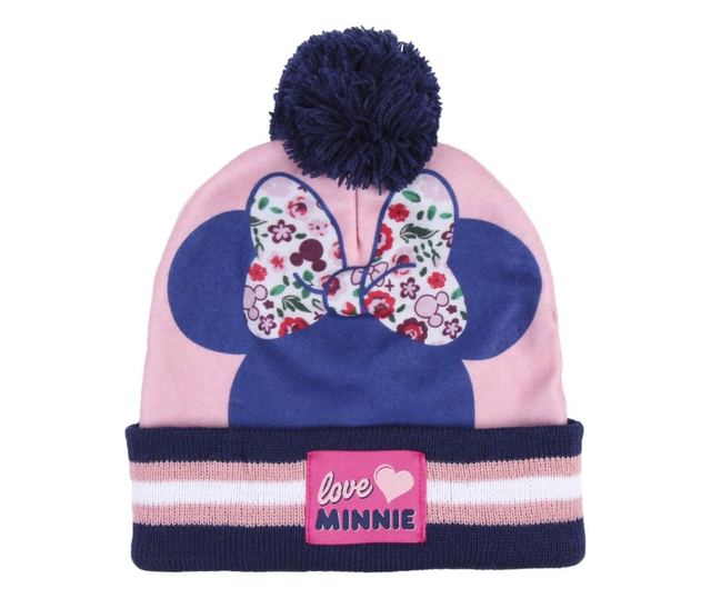 Dječji set s kapom i rukavicama, lik Minnie Mouse, Cerda, jedna veličina