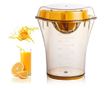 Storcator manual citricie Cyrax, cu recipient de 600 ml, 15x8.5x13.5 cm, material ABS, Transparent
