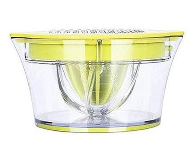 Storcator de Fructe 2 in 1, Cyrax, cu Razatoare si Separator Ou, 14.8 x 8 x 13 cm, Verde