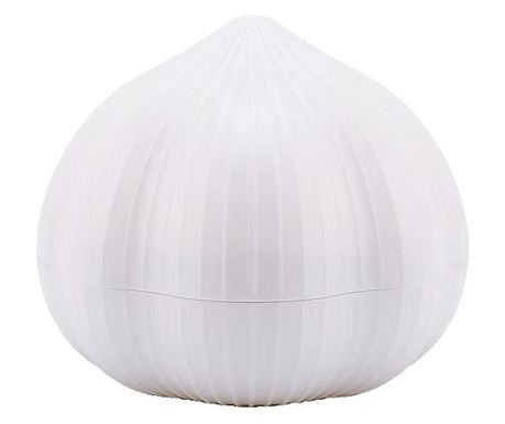 Flippy Преса за чесън, Модел Garlic, 7 x 7.5 см, Пластмаса, Бяла