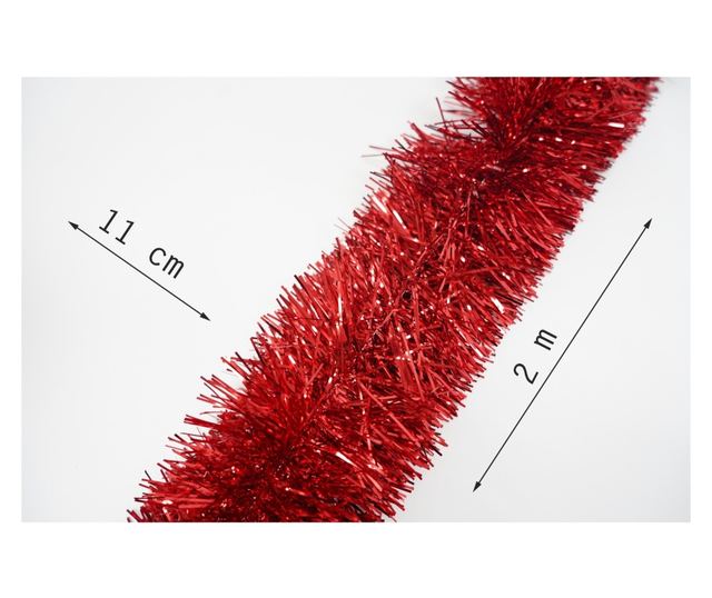 Beteala Craciun, Flippy, roșu, marimea: 2 m x 11 cm material:folie PVC, interior/exterior