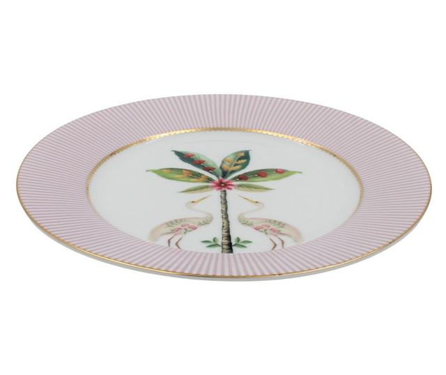 Farfurie porțelan 21cm La Majorelle roz