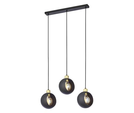 Corp de iluminat suspendat Adviti Jala 3p AD-LD-6226BE27M, E27, maxim 3 x 15W, negru