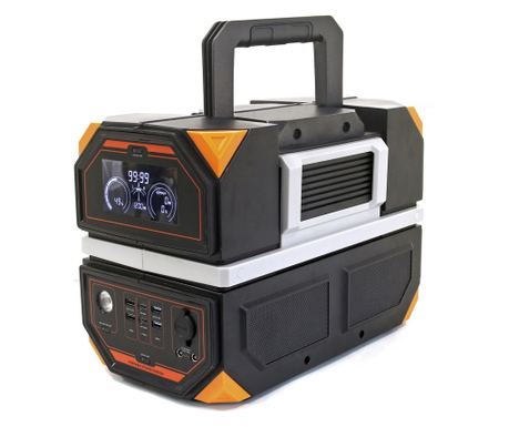 Nabíjecí stanice Technaxx TX-231, 917Wh, 1200W, USB-C, USB-A, 2 x 230V, zásuvka do auta, nabíjení auto/AC/solární (volitelně), č