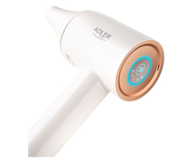 Сешоар Adler AD 2272, 110 000 об/мин, 1800W, LED дисплей, Въздушен поток 20 м/с, 3 температурни настройки, 2 степени на скорост,
