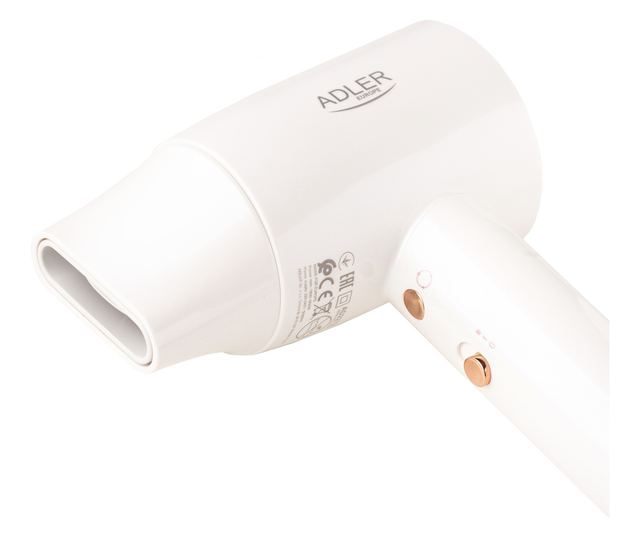 Сешоар Adler AD 2272, 110 000 об/мин, 1800W, LED дисплей, Въздушен поток 20 м/с, 3 температурни настройки, 2 степени на скорост,