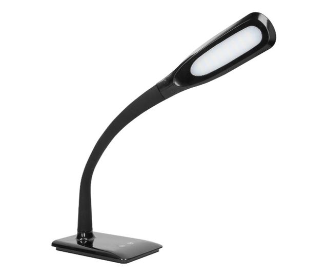 Asztali lámpa Virone ERIE LED DIM DL-7/B, 7W, 400 lm, dimmer, 3000/4000/6000K, Fekete, G energiaosztály