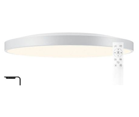 Смарт LED RGB+CW плафон Gosund LB11, Wi-Fi/Bluetooth, С дистанционно управление, 24W, 1920 lm, Бяла и цветна светлина, 32см