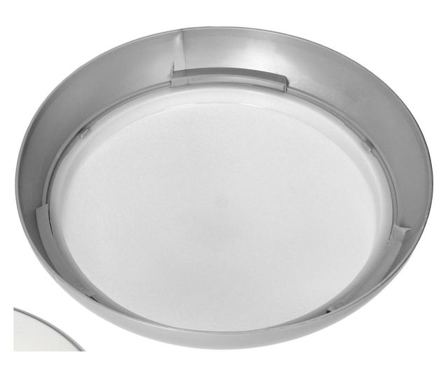 Φωτιστικό οροφής ADVITI KOKO AD-PL-6256GE27PMM, 2xE27, 2x40W, αισθητήρας κίνησης, IP44, IK10, πλαστικό, λευκό/γκρι