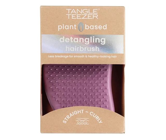 Újrahasznosított anyagokból készült hajkefe, Tangle Teezer Eco kefe, panther black, 1 db