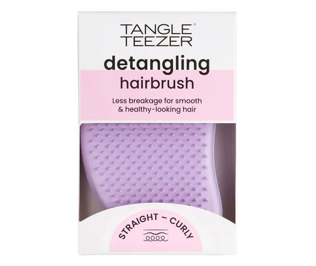 Ergonomikus kialakítású hajkefe, Tangle Teezer Original, lila, 1 db