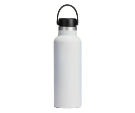 Pufo Traveler fém termosz palack italokhoz, izoterm, 500 ml, fehér