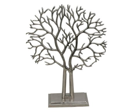 Fémdísz Életfa, 70 cm, metál ezüst