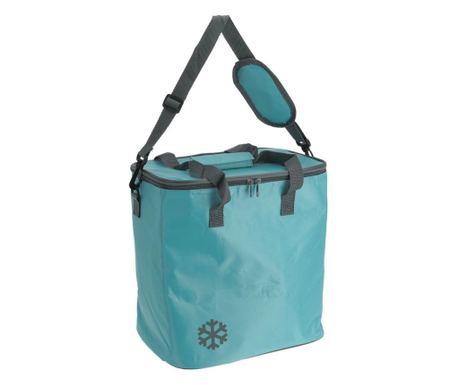 Geanta termoizolanta Excellent Houseware, poliester, 29x31x21 cm, 18 l, turcoaz