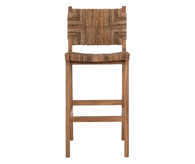 Бар стол, Walter, Натурален, Дърво, 46х55х105см.