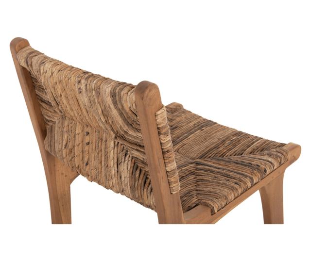 Бар стол, Walter, Натурален, Дърво, 46х55х105см.