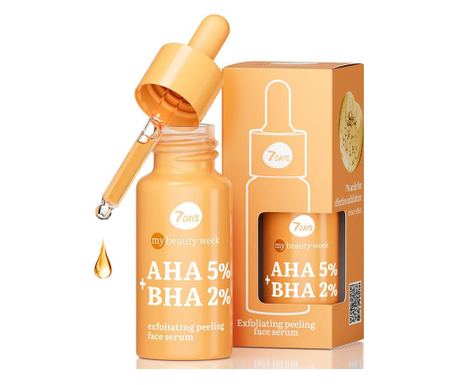 Ser za obraz z eksfoliativnim učinkom, 7DAYS AHA 5% BHA 2%, 20 ml