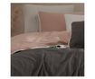 Lenjerie de pat dublu, Majoli Bahar Home Collection, 100% bumbac poplin, 144 TC, pentru 2 persoane, 4 piese, Demeter Solid