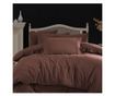 Lenjerie de pat dublu, Majoli Bahar Home Collection, 100% bumbac satin, 210TC, pentru 2 persoane, 6 piese, Opia Charm