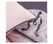 Lenjerie de pat dublu, Majoli Bahar Home Collection, 100% bumbac poplin, 144 TC, pentru 2 persoane, 4 piese, Demeter Garnet