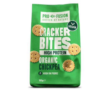 Proteinski krekerji s čičerikino moko, bio, 150g, Profusion