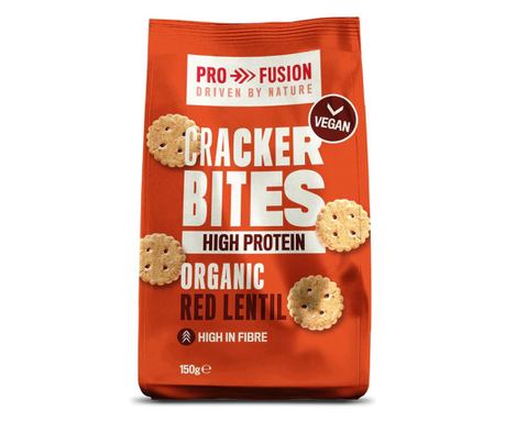 Proteinski krekerji z moko rdeče leče, bio, 150g, Profusion