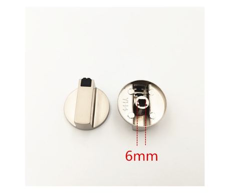 Univerzális tűzhely gombkészlet, cinkötvözet, 6mm, 39mm 18mm