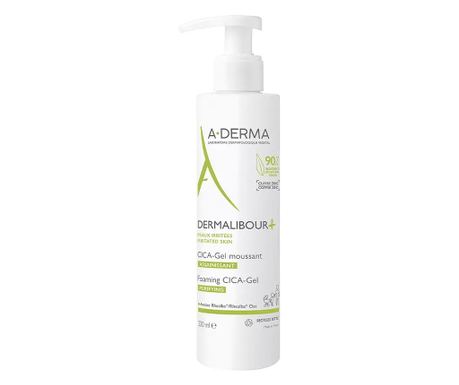 Nežen čistilni gel za razdraženo in krhko kožo, A-Derma Dermalibour+, 200 ml