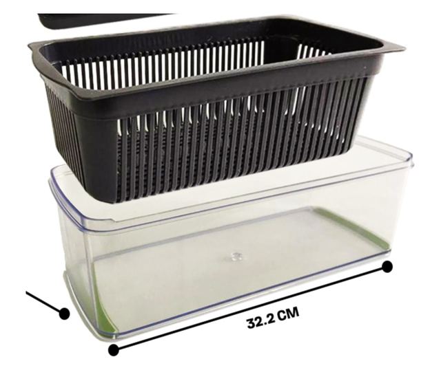 Razatoare Multifunctionala Mevis Line , pentru legume si fructe, 13 piese, Lame Inox, Verde