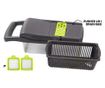 Razatoare Multifunctionala Mevis Line , pentru legume si fructe, 13 piese, Lame Inox, Verde