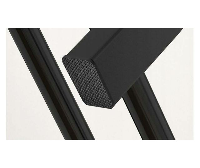 Stender suport pentru umerase si pantofi, Rebiko, 150 x 110 x 54 cm, Negru