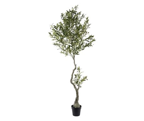 ORIGEN Декор за дома Голямо изкуствено маслиново дърво за вътрешна и външна декорация, идеално за градини, всекидневни и събития