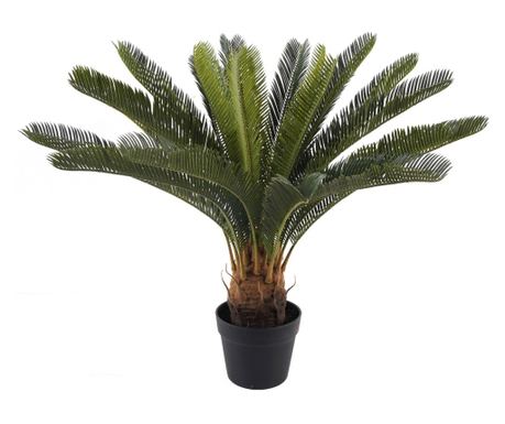 Изкуствено растение PVC Cica ORIGEN Decor Home, модерна декорация за дома, офиса и събития, устойчиво и с ниска поддръжка