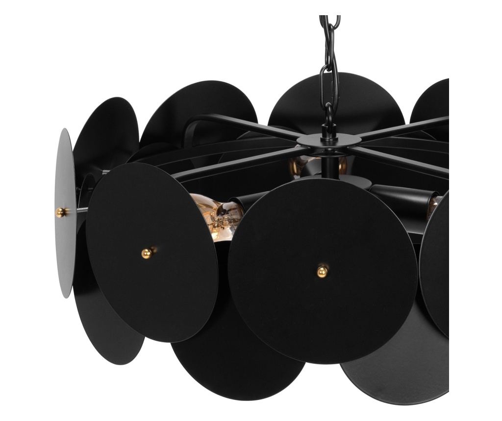 Κρεμαστό Φωτιστικό Οροφής Toolight App1307-Cp Μαύρο - 18X50X18Cm - 4