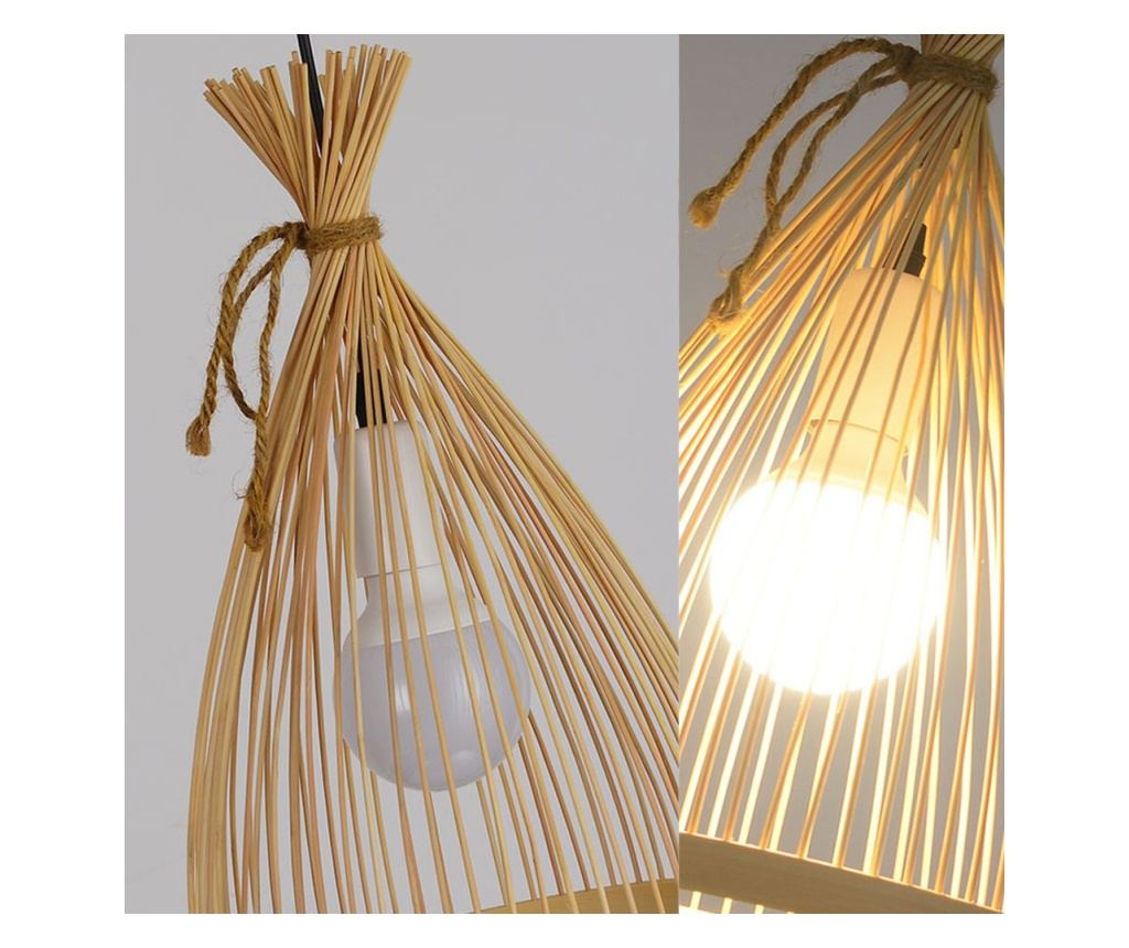 Lampă Suspendată De Tavan Toolight App1185-1Cp Bej - 40X15X40CM - 7