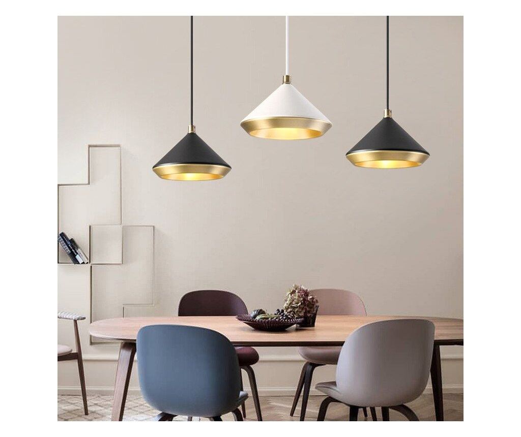 Κρεμαστό Φωτιστικό Οροφής Toolight App1005-1Cp Μαύρο - 15X20X15Cm - 3