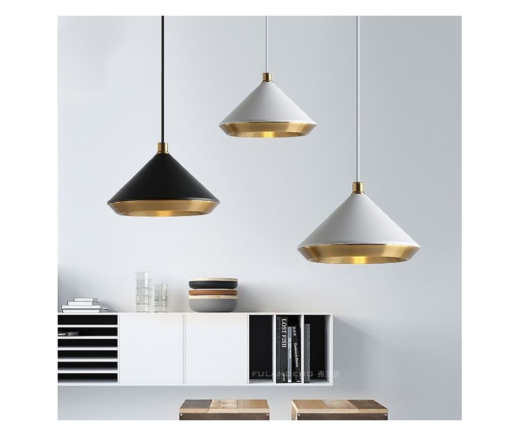 Κρεμαστό Φωτιστικό Οροφής Toolight App1005-1Cp Μαύρο - 15X20X15Cm - 4