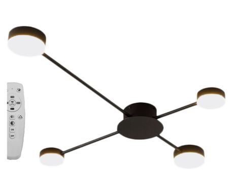 Stropna Lampa Toolight App519-4C Crna - 110X66,5X10CM