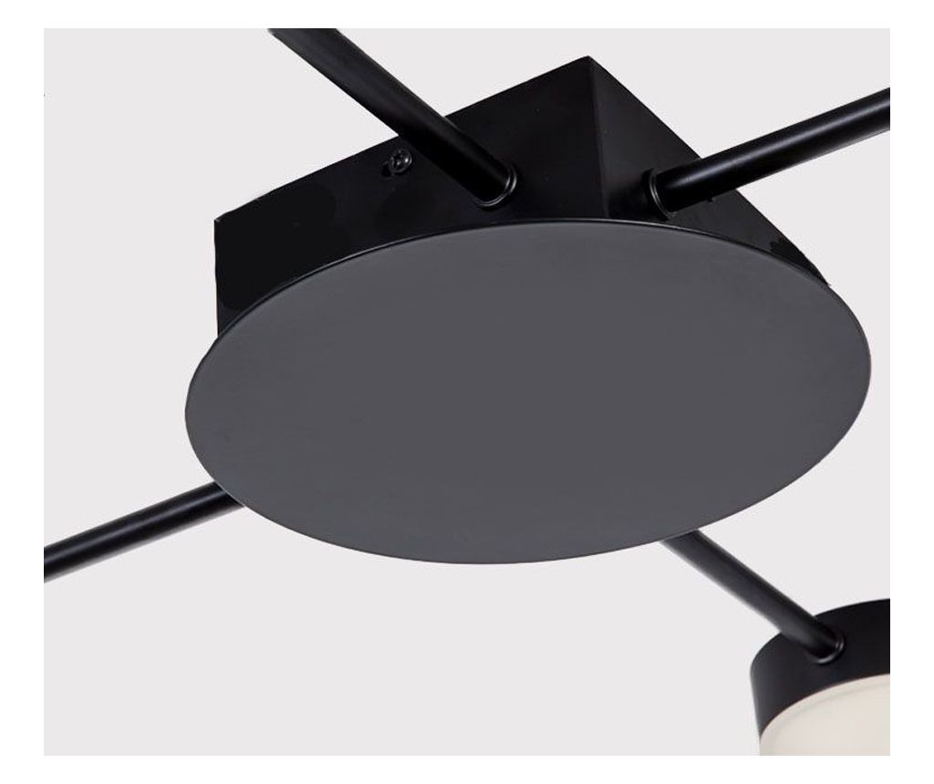 Φωτιστικό Οροφής Toolight App519-4C Μαύρο - 110X66,5X10Cm - 3